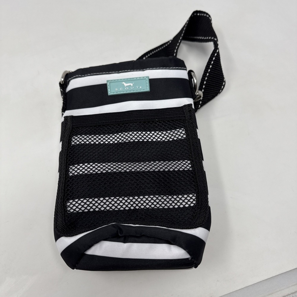 *NWOT* SCOUT WATER BOTTLE KOOZIE ~ WATER BOY ~ FLEETWOOD BLACK PATTERN‎